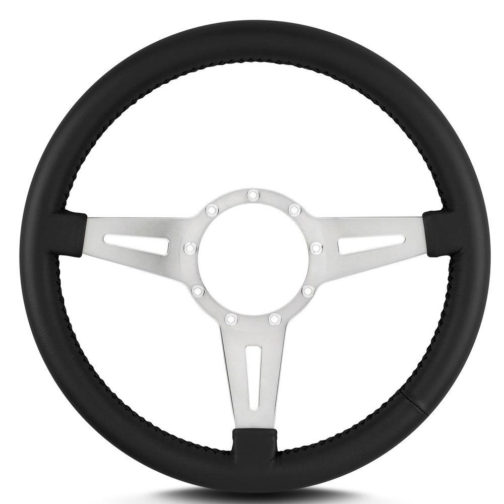 LECARRA STEERING WHEELS 43201 - Steering Wheel Mark 4 El egante Pol. w/Blk Wrap image