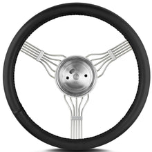 Load image into Gallery viewer, LECARRA STEERING WHEELS 55301 - Steering Wheel Newstalgi c Banjo Pol. w/Blk Wrap image