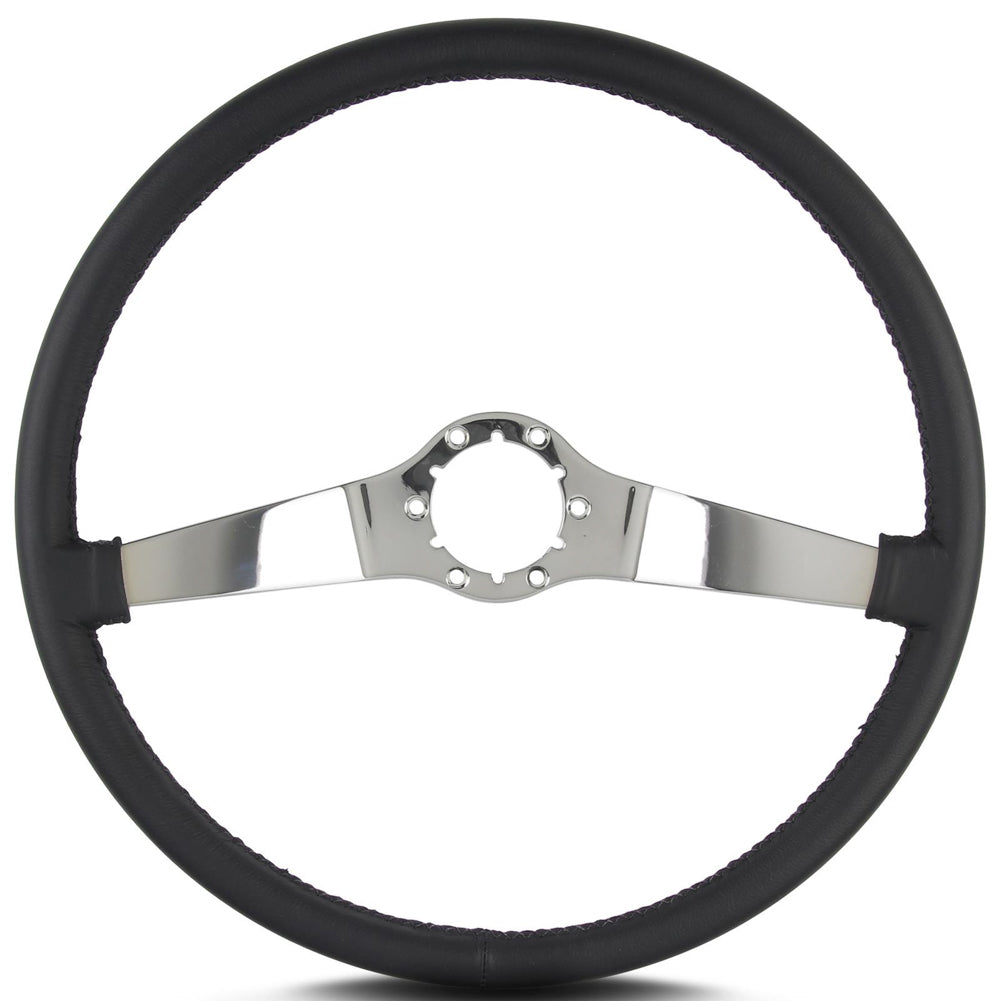 LECARRA STEERING WHEELS 66601 - Steering Wheel Stainless Steel  Vette Two Smooth image