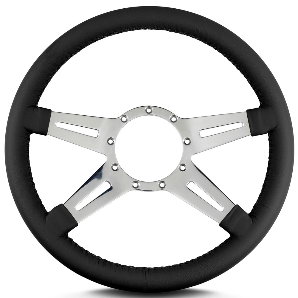 LECARRA STEERING WHEELS 93201 - Steering Wheel Mark 9 El egante Pol. w/Black Wrap image