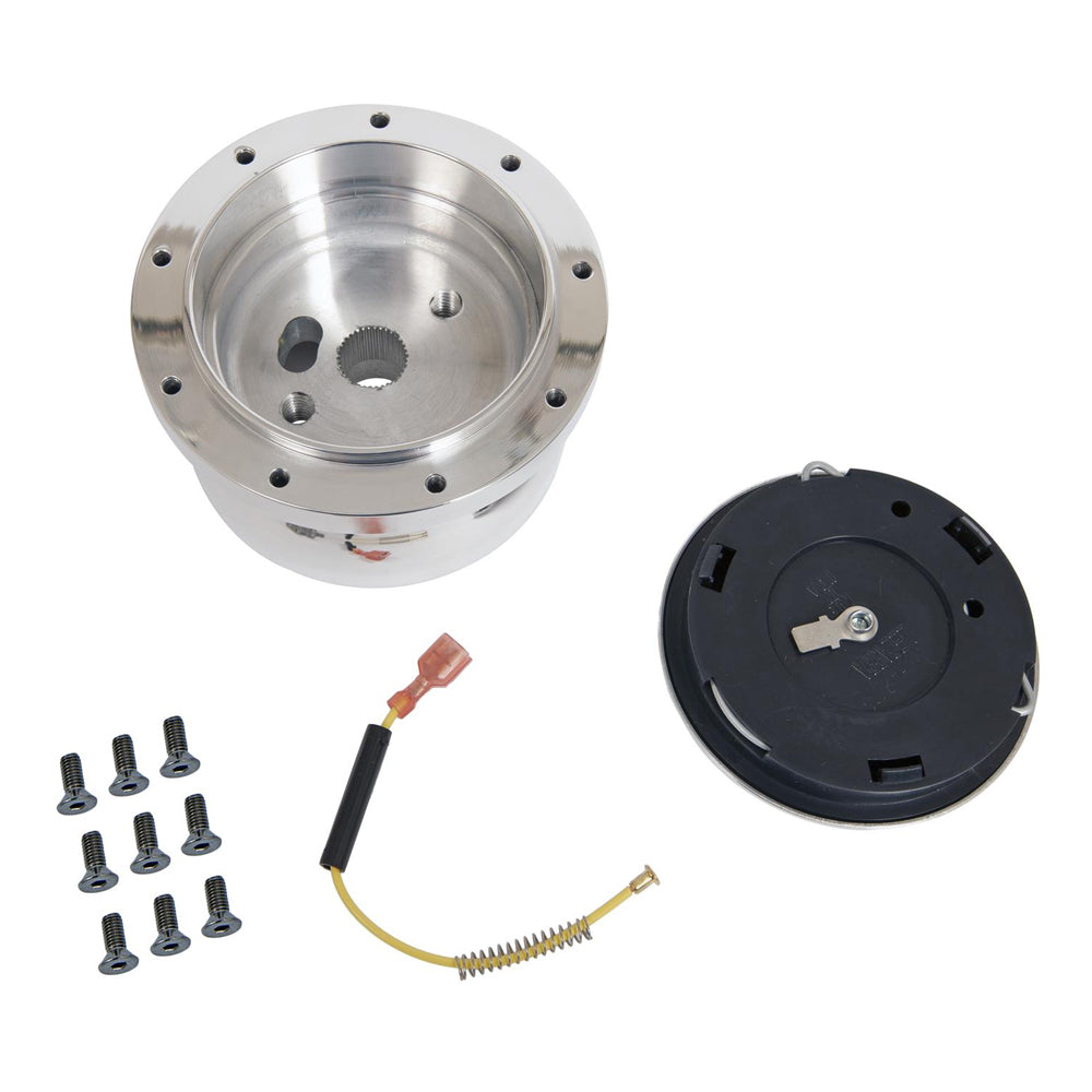 LECARRA STEERING WHEELS B-64400 - Steering Wheel Adapter Nine Bolt 67-94 GM Pol. image