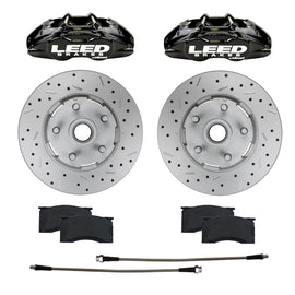 LEED BRAKES BCC0005RKX - 64-67 Mustang Brake Caliper/Pad/Rotor Kit image