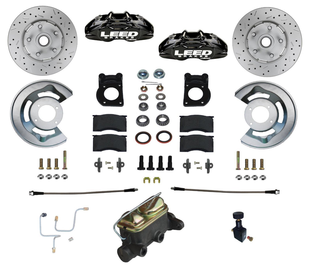 LEED BRAKES BFC0005-405X - 65-66 Mustang Brake Conversion Kit image