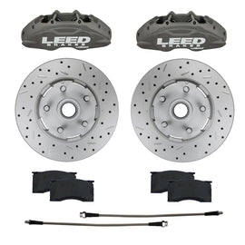 LEED BRAKES CC0005RKX - 64 - 67 Mustang Brake Caliper/Pad/Rotor Kit image