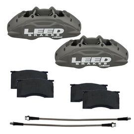 LEED BRAKES CC0005 - 64-67 Mustang Brake Caliper/Pad Kit Anodized image