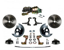 Load image into Gallery viewer, LEED BRAKES FC1002-K1A3 - Power Front Brake Kit w/ Plain Rotors Zinc image