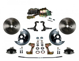 LEED BRAKES FC1002-K1A3 - Power Front Brake Kit w/ Plain Rotors Zinc image