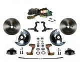 Power Front Brake Kit w/ Plain Rotors Zinc