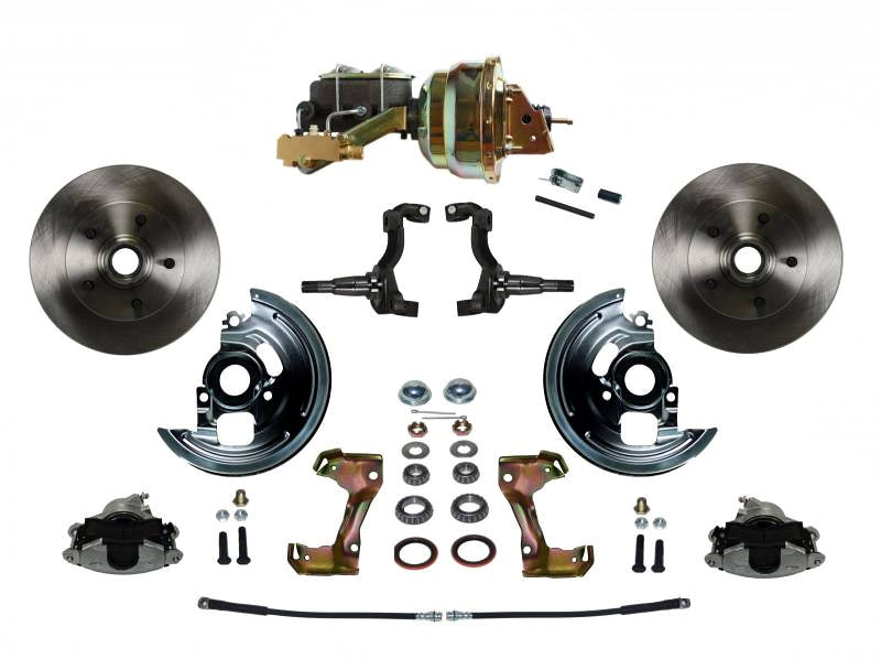 LEED BRAKES FC1002-M1A1 - GM A/F/ X-Body Power Coversion Brake Kit image