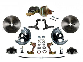 LEED BRAKES FC1002-M1A1 - GM A/F/ X-Body Power Coversion Brake Kit image
