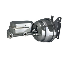 LEED BRAKES PBKT6012 - 73-87 GM P/U Brake Booster 8in Dual Chrome image