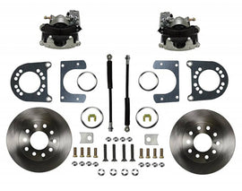 LEED BRAKES RC1007 - GM 55-68 Rear Disc Brak e Kit Zinc Calipers image