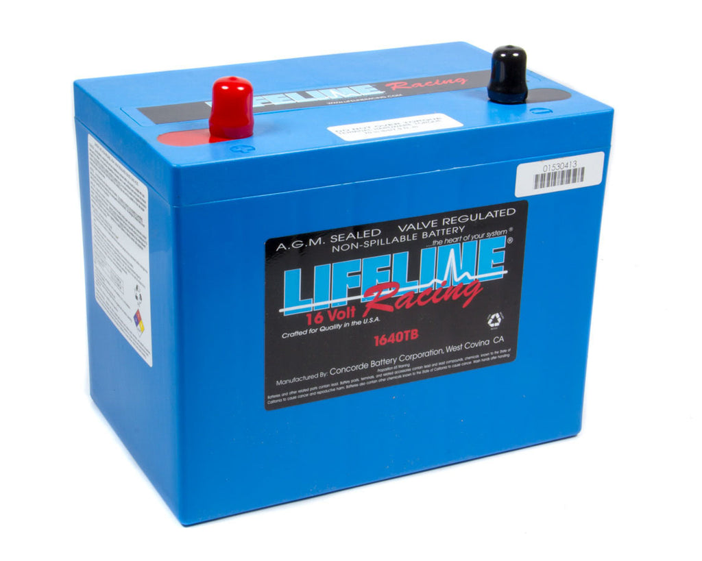 LIFELINE BATTERY LL-1640TB - 16 Volt 2 Post Battery  image