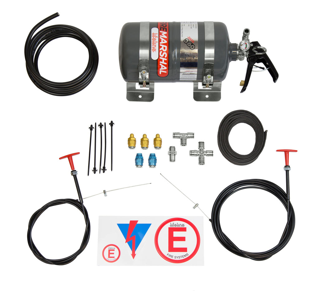 LIFELINE USA 106-001-007 - FIRE SUPRRESSION SYSTEM ZERO 360 3KG FIA image