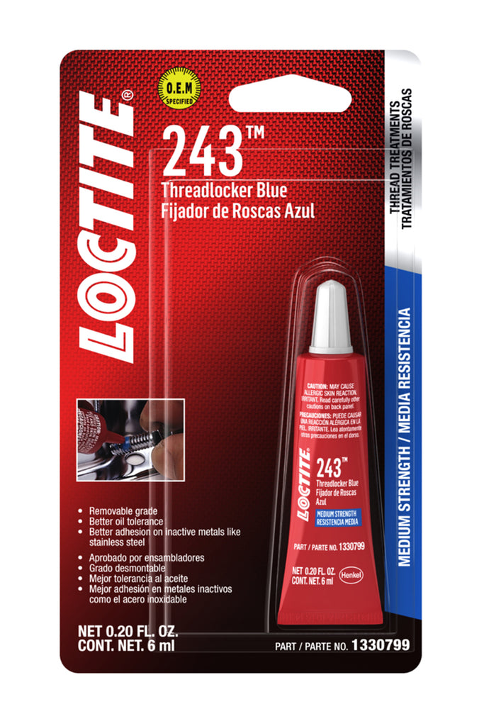 LOCTITE 1330799 - Threadlocker 243 Blue 6ml/.20oz image