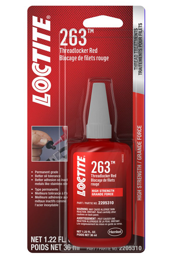 LOCTITE 2205310 - 263 Threadlocker Red  Su rface Insensitive 36ml image