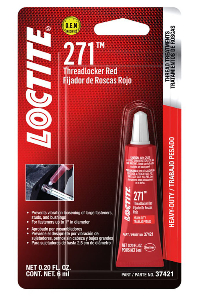 LOCTITE 487232 - Threadlocker 271 HD Red 6ml/.20oz image