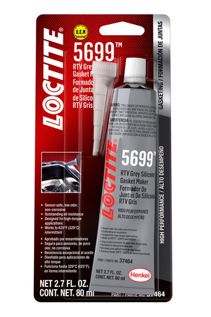 LOCTITE 491982 - RTV 5699 Grey Silicone 80ml/2.7oz image