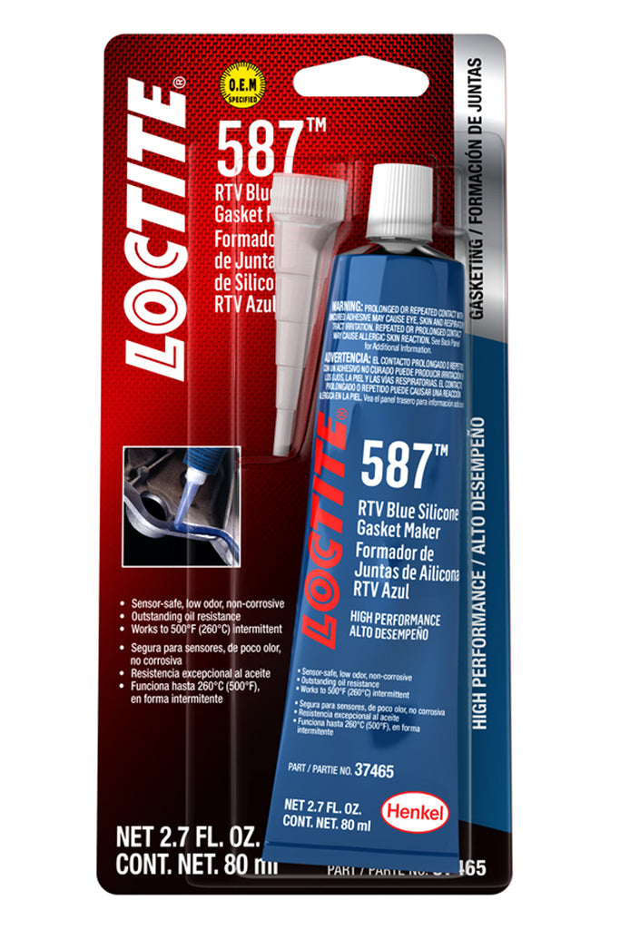 LOCTITE 491983 - RTV587 Blue Silicone 80ml/2.7oz image