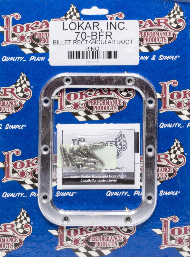 LOKAR 70-BFR - Billet Rectangular Shift Boot Ring 6.75 In X 5.25 image