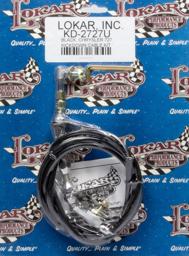 LOKAR KD-2727U - Universal Throttle Cable Chrysler 727 Black image