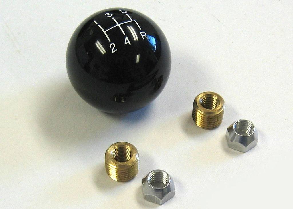 LOKAR SK-6876 - 2in Black Shifter Knob 5 Speed 3/8 x 24 image