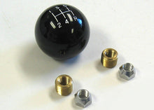 Load image into Gallery viewer, LOKAR SK-6876 - 2in Black Shifter Knob 5 Speed 3/8 x 24 image