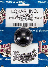 LOKAR SK-6924 - 2in Shift Knob Venetian Black w/Button image