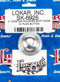 LOKAR SK-6925 - 2in Shift Knob Venetian Polished w/Button image
