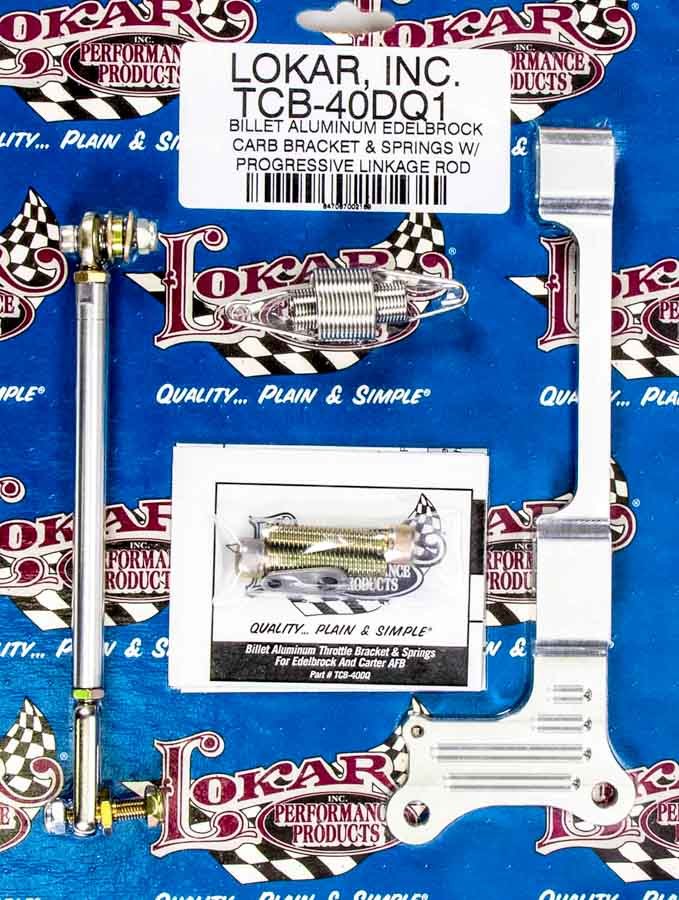 LOKAR TCB-40DQ1 - Edelbrock Carb Bracket And Springs image