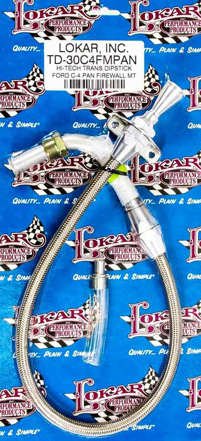 LOKAR TD-30C4FMPAN - C-4 Firewall Mount Trans Dipstick-Pan Entry image