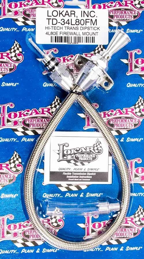 LOKAR TD-34L80FM - Hi-Tech Trans Dipstick 4L80E Firewall Mt. image