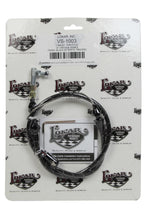 Load image into Gallery viewer, LOKAR VS-1003 - VS Throttle Cable Black Black Wrap w/ White Trac image