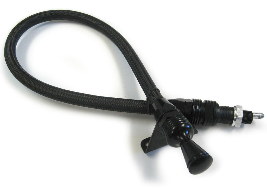 LOKAR X1210147 - Black Locking Dipstick GM P/G Firewall Mount image