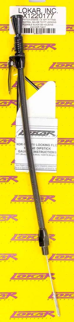 LOKAR X1220177 - Locking Engine Dipstick Black Universal 1/4 NPT image