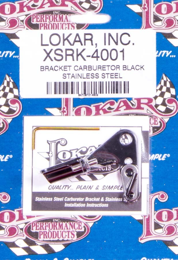 LOKAR XSRK-4001 - Black SS Carb Bracket  image