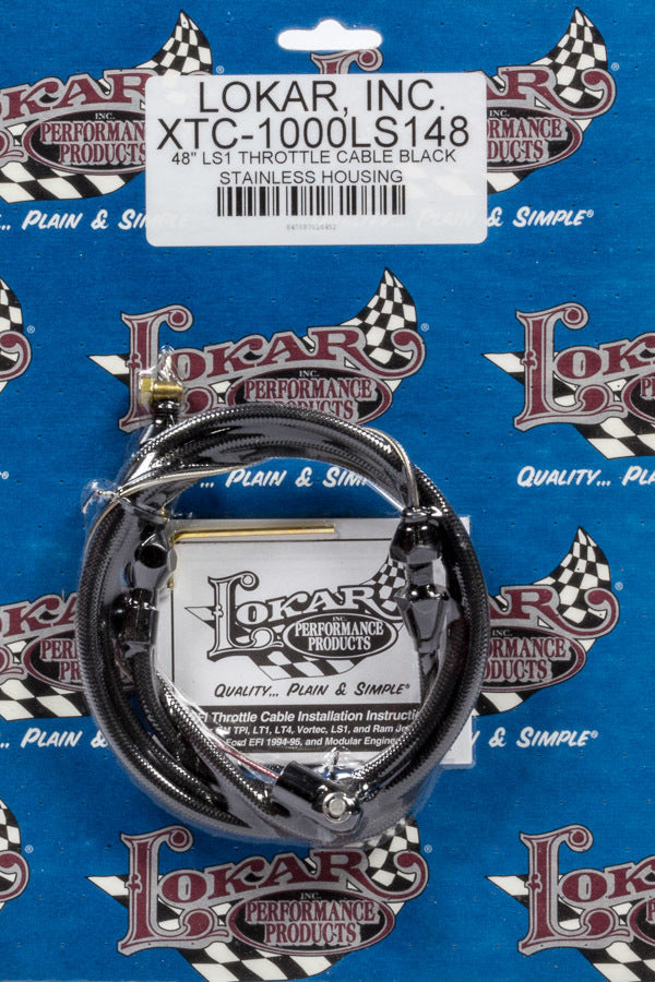 LOKAR XTC-1000LS148 - Hi-Tech Throttle Cable GM LS Engine image