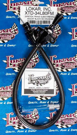 LOKAR XTD-34L80FM - Black Trans Dipstick GM 4L80E Firewall Mount image