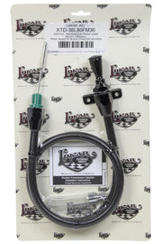 LOKAR XTD-36L80FM36 - DIPSTICK TRANS 6L80 FIRE WALL MOUNT BLACK SS HOUS image