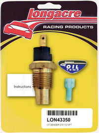 LONGACRE 52-43350 - Oil Temp Sensor 1/2in. NPT 270 Deg image