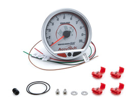 LONGACRE 52-44381 - Tach 4-1/2in AccuTech Stepper Motor Silver image