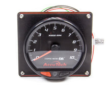 Load image into Gallery viewer, LONGACRE 52-44477 - SMI Tach Black Tach 4.5 in w/Black Panel image