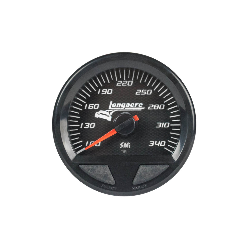 LONGACRE 52-46745 - Waterproof SMI Oil Temp Gauge 100-340f image