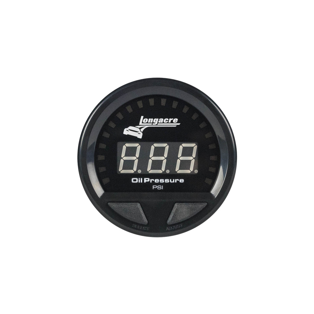 LONGACRE 52-46857 - Waterproof LED Oil Pressure Gauge image