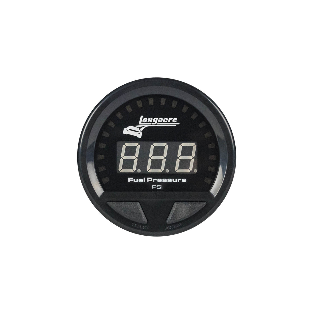 LONGACRE 52-46858 - Waterproof LED Fuel Pressure Gauge 0-15psi image