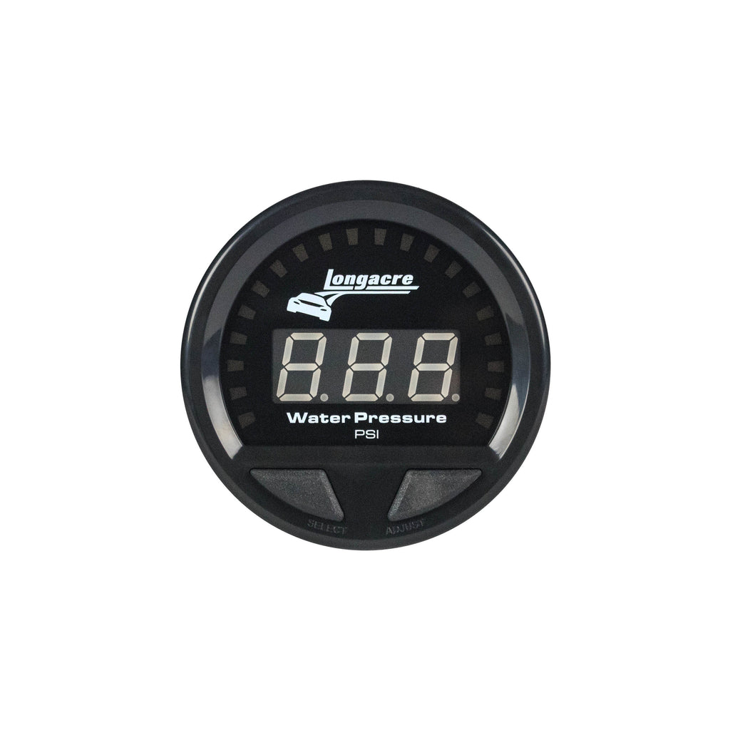 LONGACRE 52-46864 - Waterproof LED Water Pressure Gauge 0-60psi image