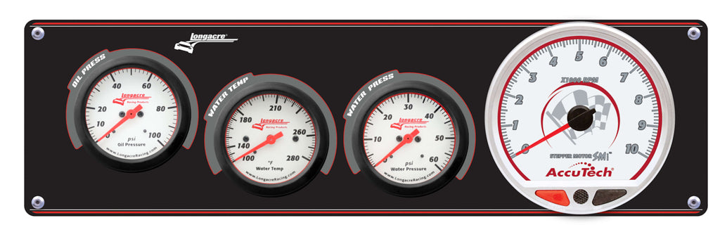 LONGACRE 52-46909 - Gauge Panel Sportsman OP / WT / WP / Tach image