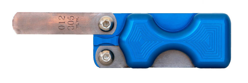 LSM RACING PRODUCTS FH-200BL - Dual Feeler Gauge Holder - Blue image