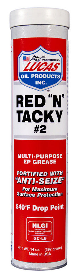 LUCAS OIL 10005 - Red-N-Tacky Gre 14 oz Tube image