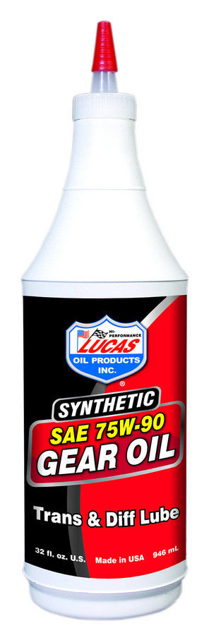 LUCAS OIL 10047 - 75w90 Synthetic Gear Oil 1 Qt image